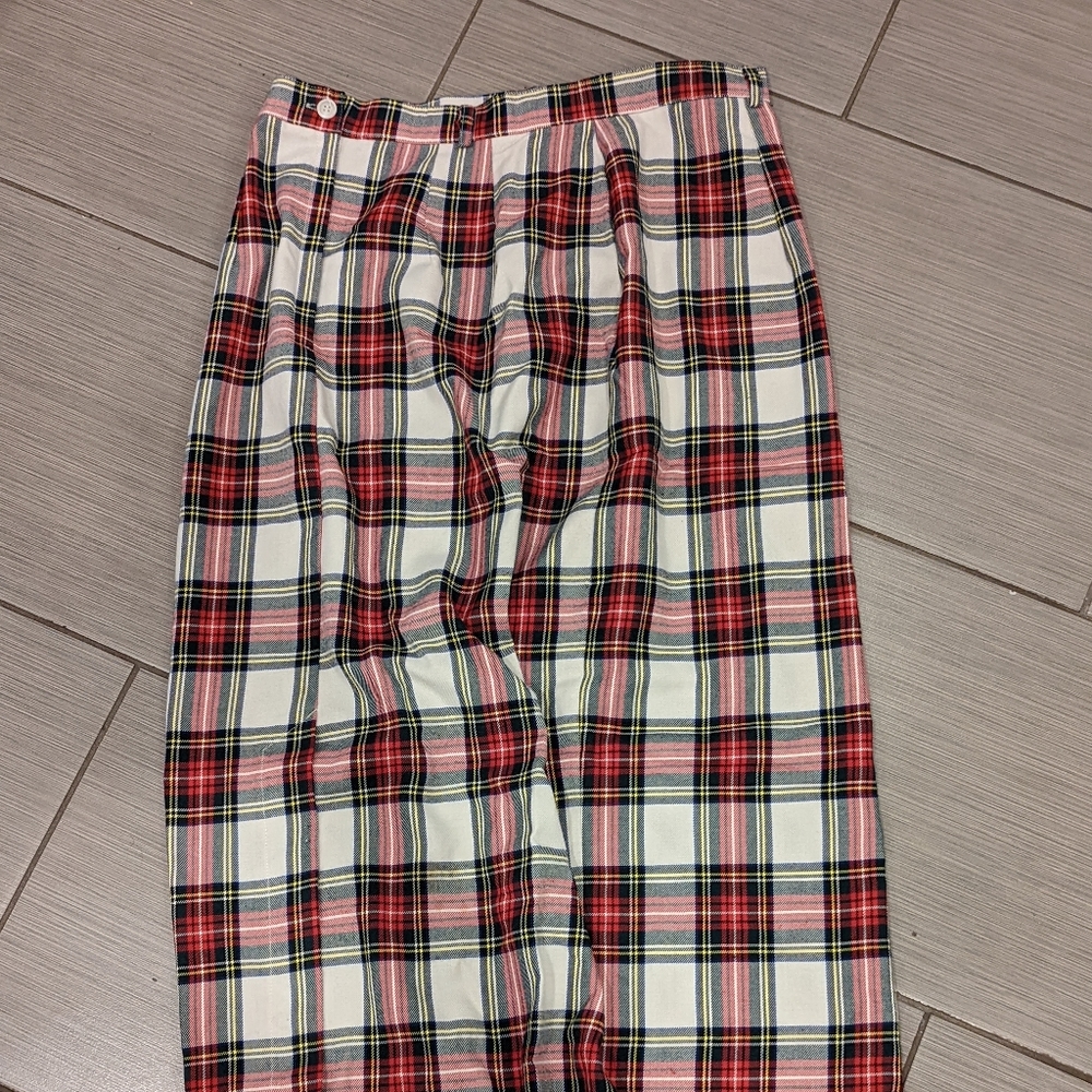 Vintage plaid skirt